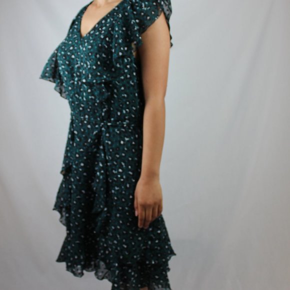 Tommy Hilfiger Short Sleeve Frill Dress - Picture 2 of 7